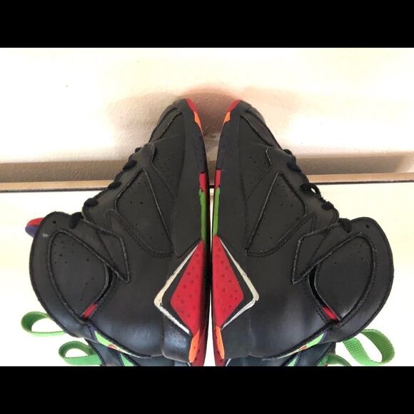 Nike Air Jordan 7 Retro 304773-028 Black SZ 1.5Y - Picture 8 of 10